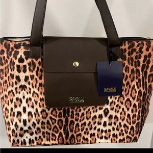 Laptop Case Cavalli Leopard Print
